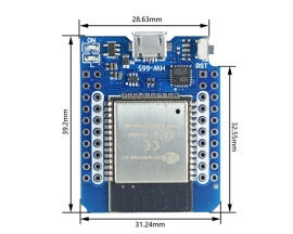 ESP32 Development Board Wireless WiFi Bluetooth-Compatible 2-in-1 Dual Core CPU ESP32 Module